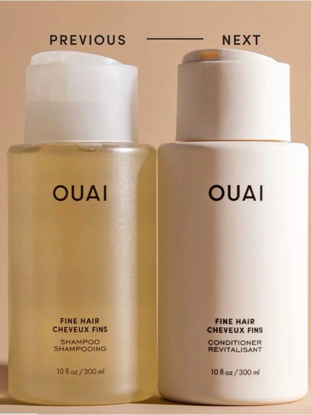 OUAI Fine Hair Shampoo & Conditioner Set